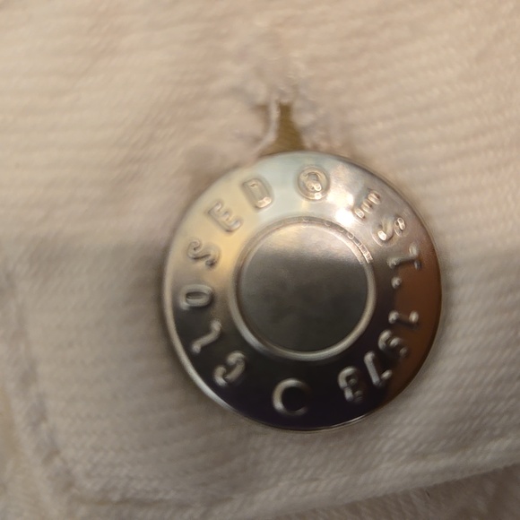 Closed Women's White Pedal Star Denim Jeans sz 26 - Picture 4 of 13